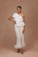 Load image into Gallery viewer, Pleated Taffeta One Shoulder Top