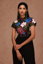 Load image into Gallery viewer, Multi floral Jumpsuit with Belt