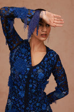 Load image into Gallery viewer, Floral Fringe Jacket Dress