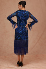 Load image into Gallery viewer, Floral Fringe Jacket Dress