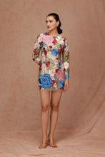Load image into Gallery viewer, Multi Floral Bodycon Dress
