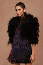 Load image into Gallery viewer, Feather Bolero Jacket