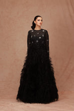 Load image into Gallery viewer, Crystal Embellished Feather Gown