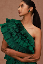 Load image into Gallery viewer, One Shoulder Taffeta Dress