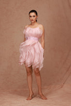 Load image into Gallery viewer, Spaghetti Ruffle Dress with Belt