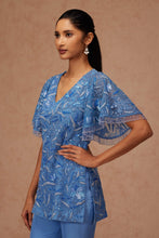 Load image into Gallery viewer, Floral Sequins Tunic with Beaded Pant