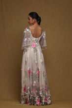 Load image into Gallery viewer, Floral Gown with Pearl Belt
