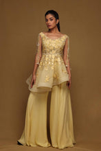 Load image into Gallery viewer, Cascading Peplum with Flared Pants