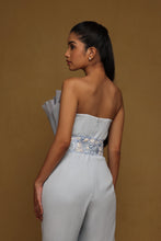 Load image into Gallery viewer, Draped Jumpsuit with Belt