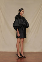 Load image into Gallery viewer, Taffeta Drape Mini Dress