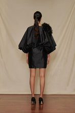 Load image into Gallery viewer, Taffeta Drape Mini Dress