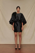 Load image into Gallery viewer, Taffeta Drape Mini Dress