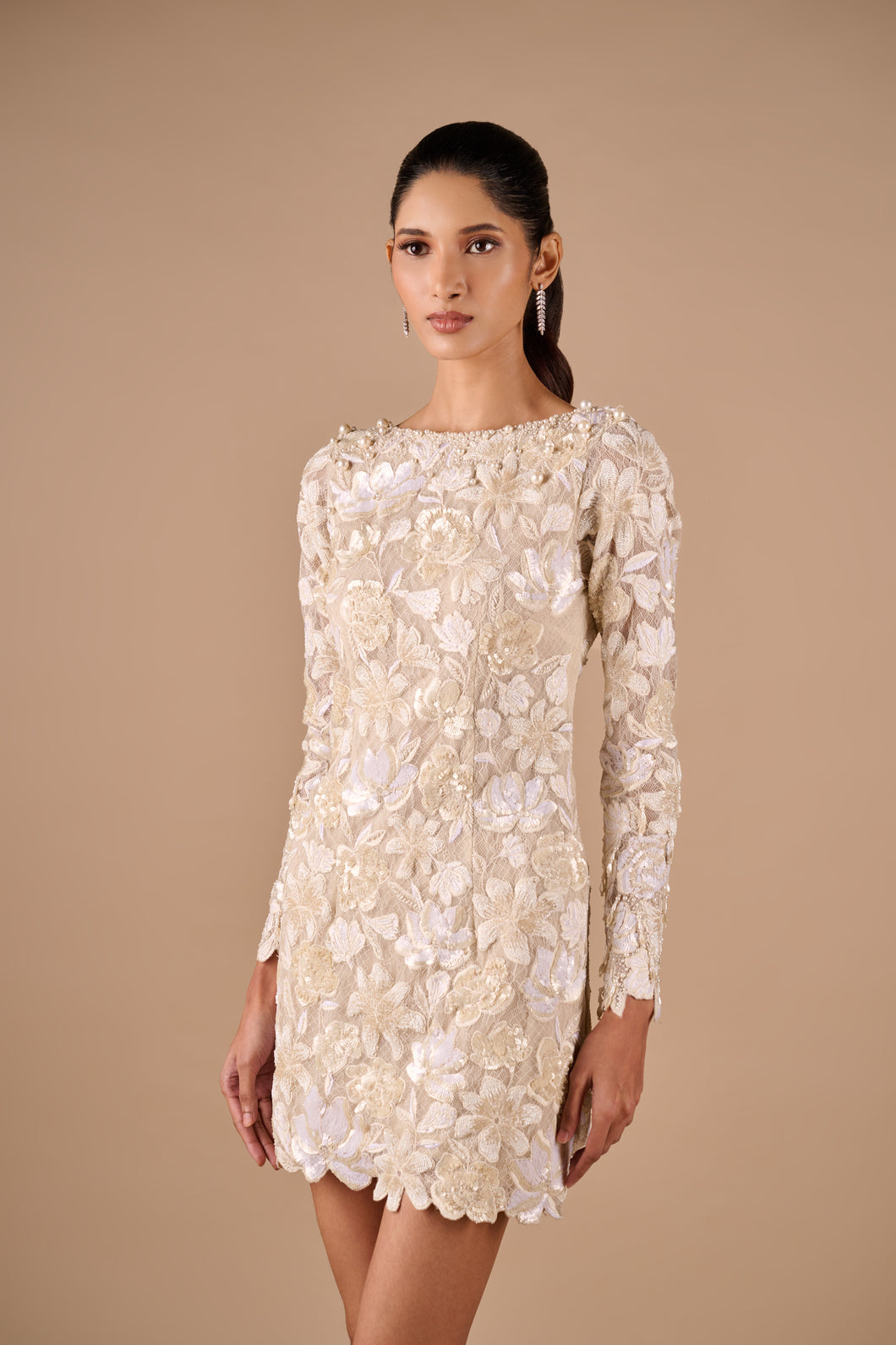 Floral Lace Bodycon Dress