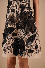 Load image into Gallery viewer, 3D Floral Beaded Mini Dress
