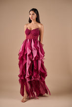 Load image into Gallery viewer, Corset Ruffle Gown
