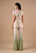 Load image into Gallery viewer, Beaded Floral Tunic And Ombre Sequin Flare Pants
