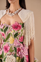 Load image into Gallery viewer, Pearl Fringe Capelet
