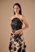 Load image into Gallery viewer, 3D Floral Beaded Midi Dress
