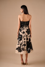 Load image into Gallery viewer, 3D Floral Beaded Midi Dress
