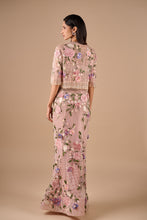 Load image into Gallery viewer, Bridal Fishtail Skirt With Cropped Fringe Jacket And Pleated Bralette
