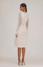 Load image into Gallery viewer, Beaded Feather Midi Dress
