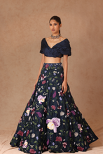 Load image into Gallery viewer, OTT Bridal Skirt With Taffeta Drape Top
