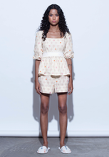 Load image into Gallery viewer, Ikat Boho Peplum Top

