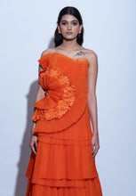 Load image into Gallery viewer, Large Side Floral Midi Dress w/ Ikat Highlight
