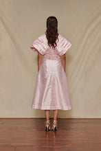 Load image into Gallery viewer, Drape Taffeta midi Dress

