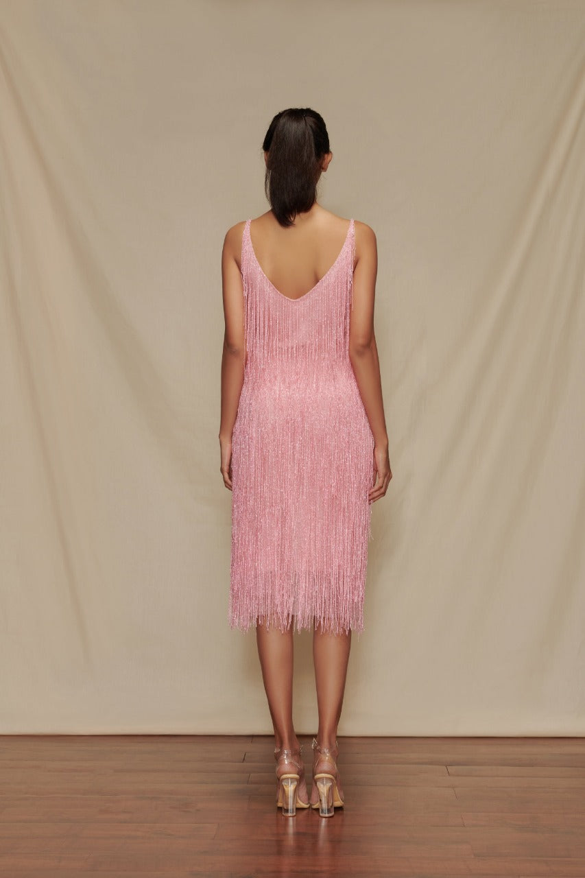 Fringe Midi Dress – Shriya Som