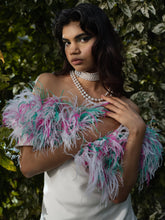Load image into Gallery viewer, Feather Midi Dress
