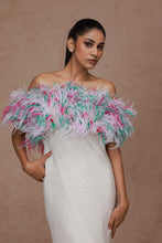 Load image into Gallery viewer, Feather Midi Dress
