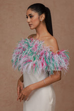 Load image into Gallery viewer, Feather Midi Dress
