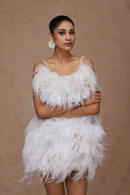 Load image into Gallery viewer, Feather Mini Dress
