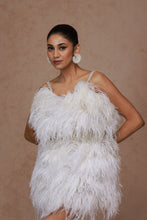 Load image into Gallery viewer, Feather Mini Dress
