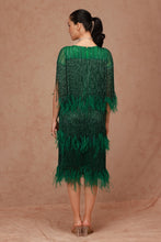 Load image into Gallery viewer, Fringe Feather Midi Dress
