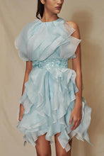 Load image into Gallery viewer, Two Toned Ruffle Dress
